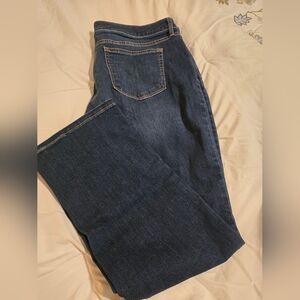 St. John's Bay Women's Dark Blue Straight-Leg Jeans